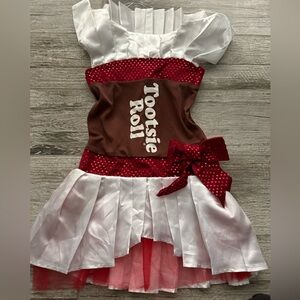 Tootsie Roll Kids Costume - Brown and White
